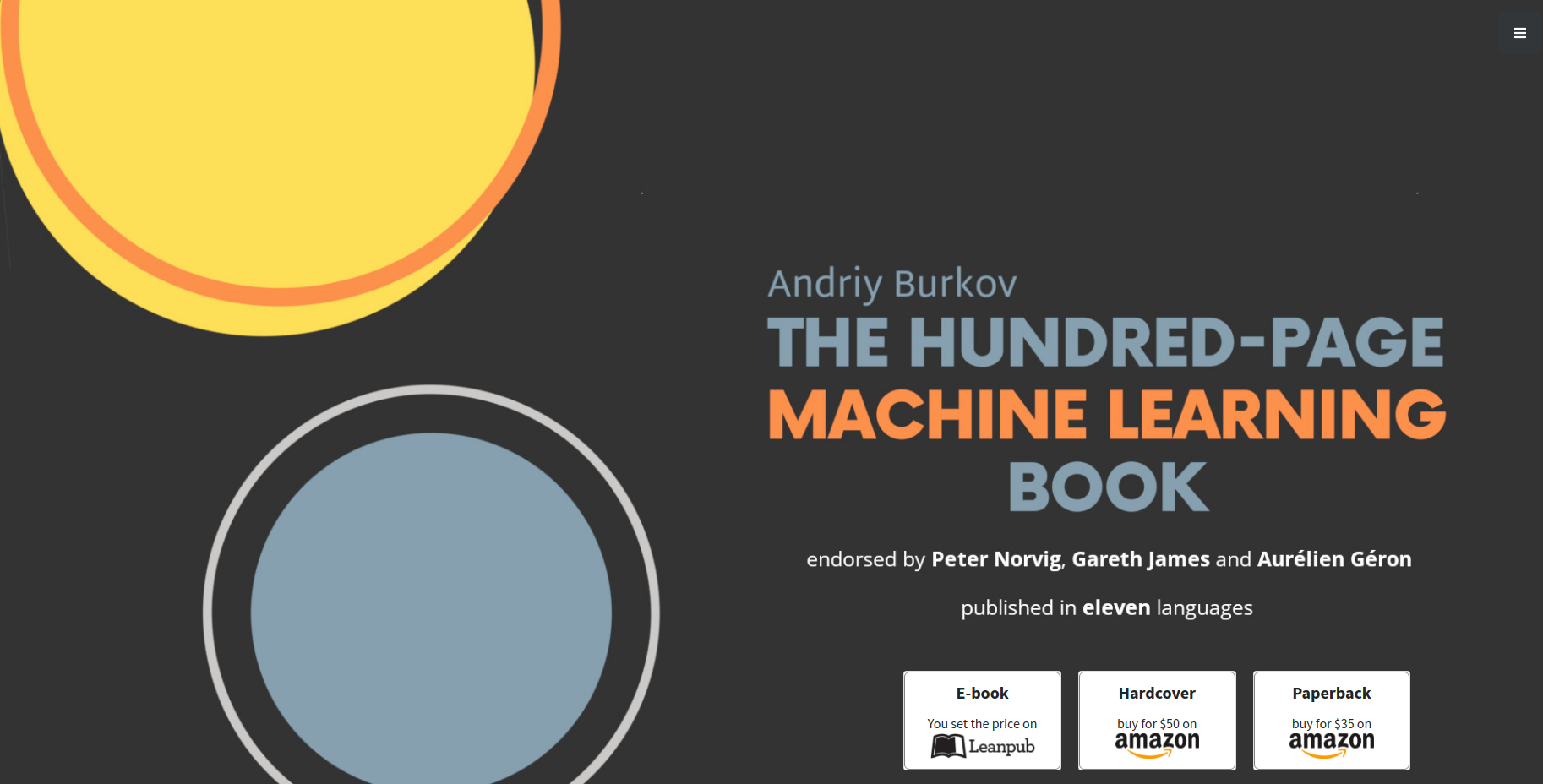 libro The hundred page machine learning book